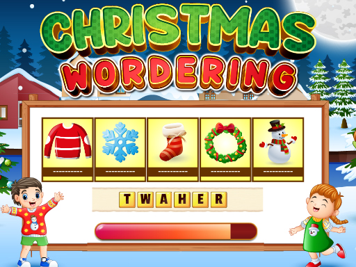 Xmas Wordering - free online Browser game