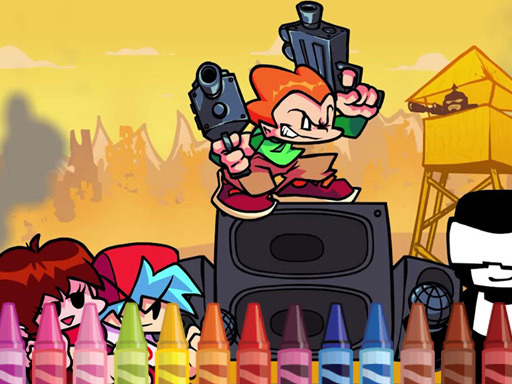 Friday Night Funkin Coloring - free online Browser game